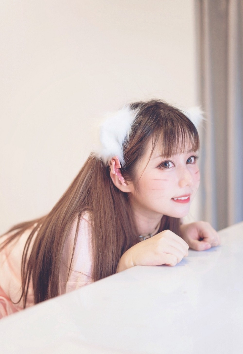 可爱少女cos猫女娇软萌图片 优美图片